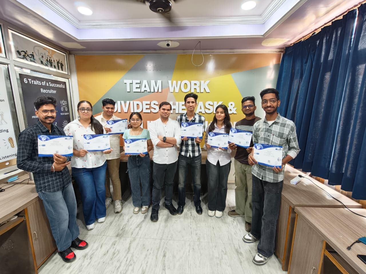 Students Learning Digital Marketing